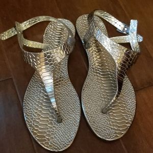 NWOT Chrome Reptile Sandals by Rampage